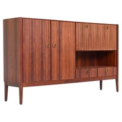 Topform highboard rosewood and brass Netherlands 1960