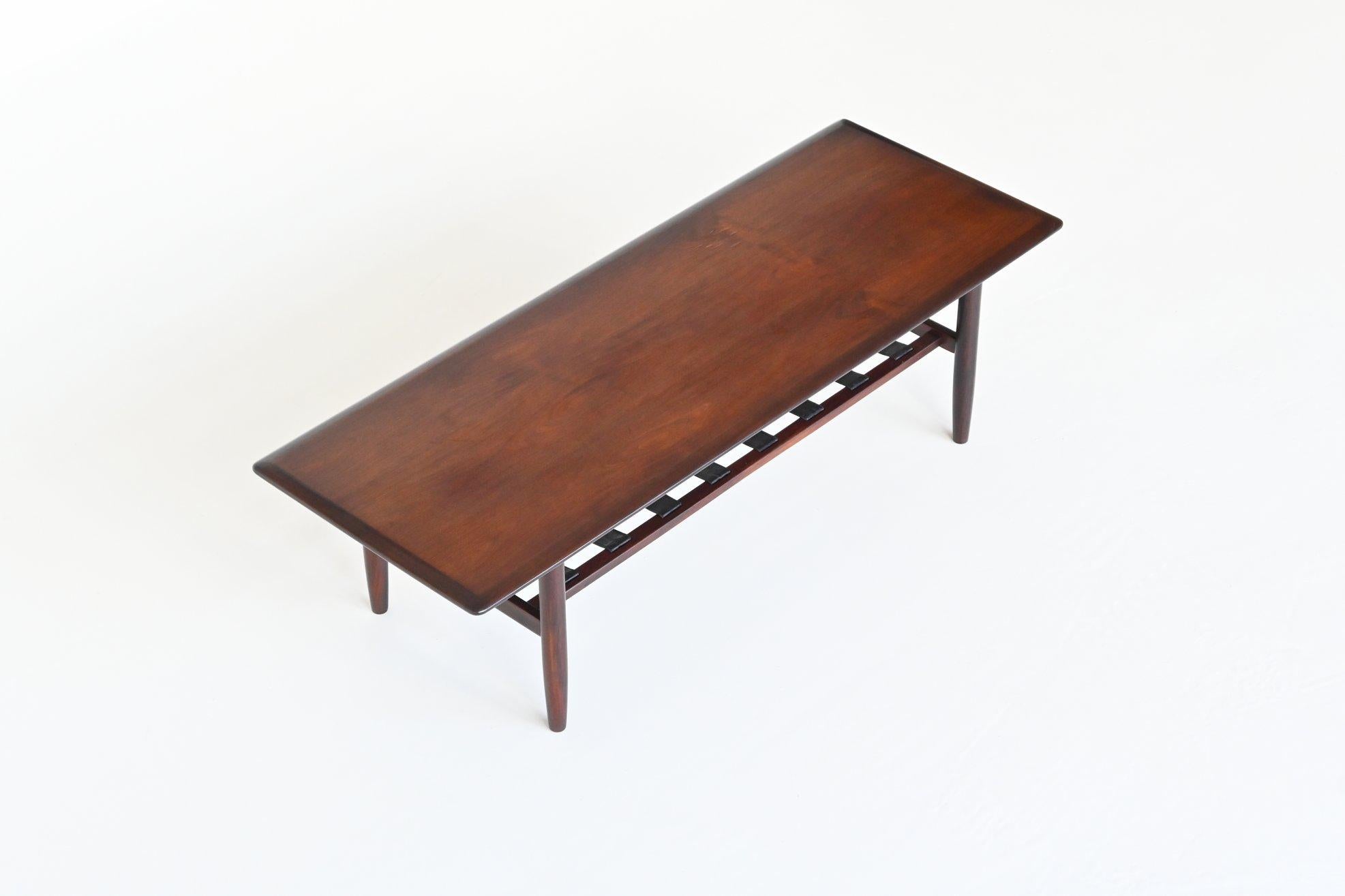 Topform Rosewood Coffee Table the Netherlands, 1960 4