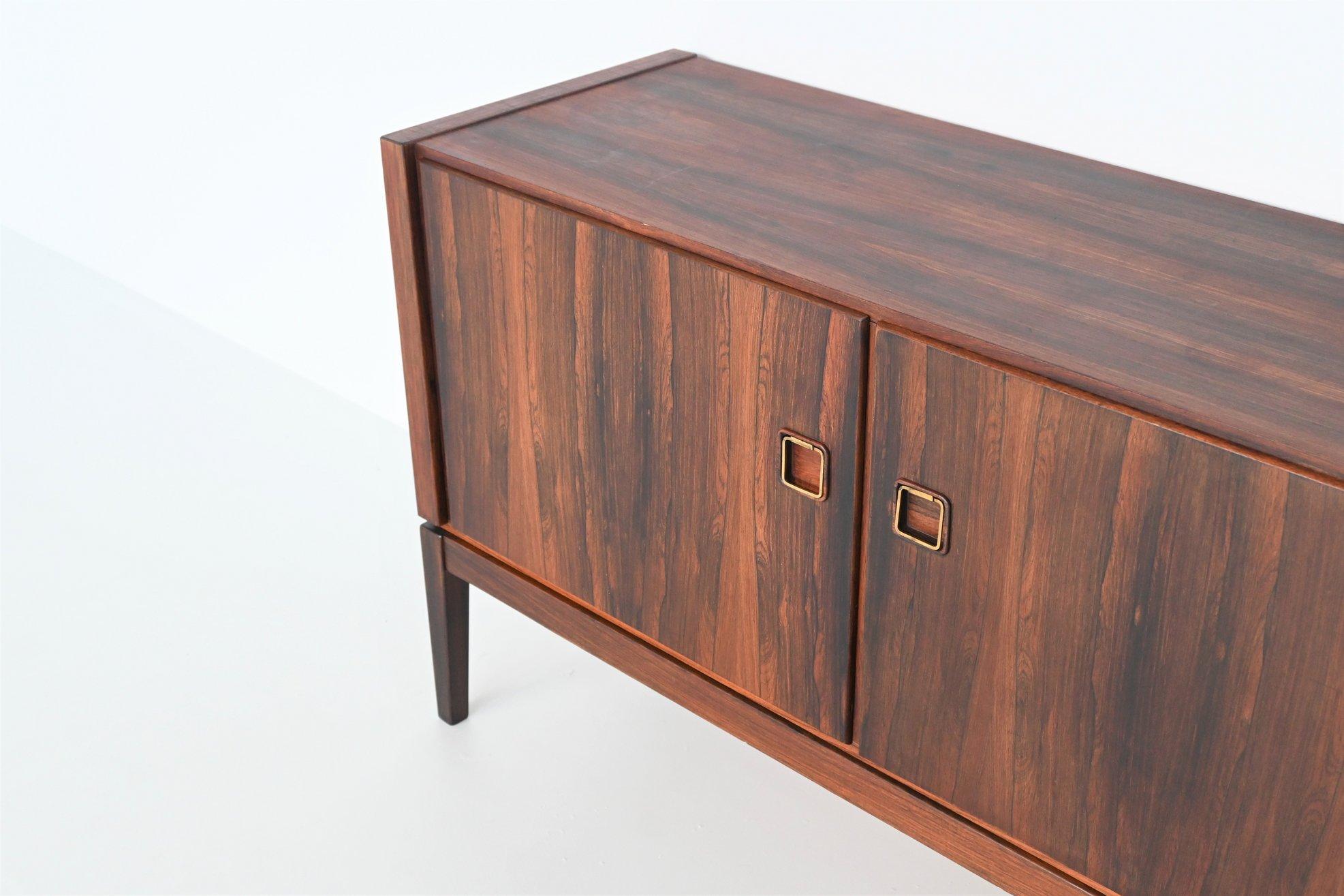 Topform Sideboard Rosewood and Brass, the Netherlands, 1960 5