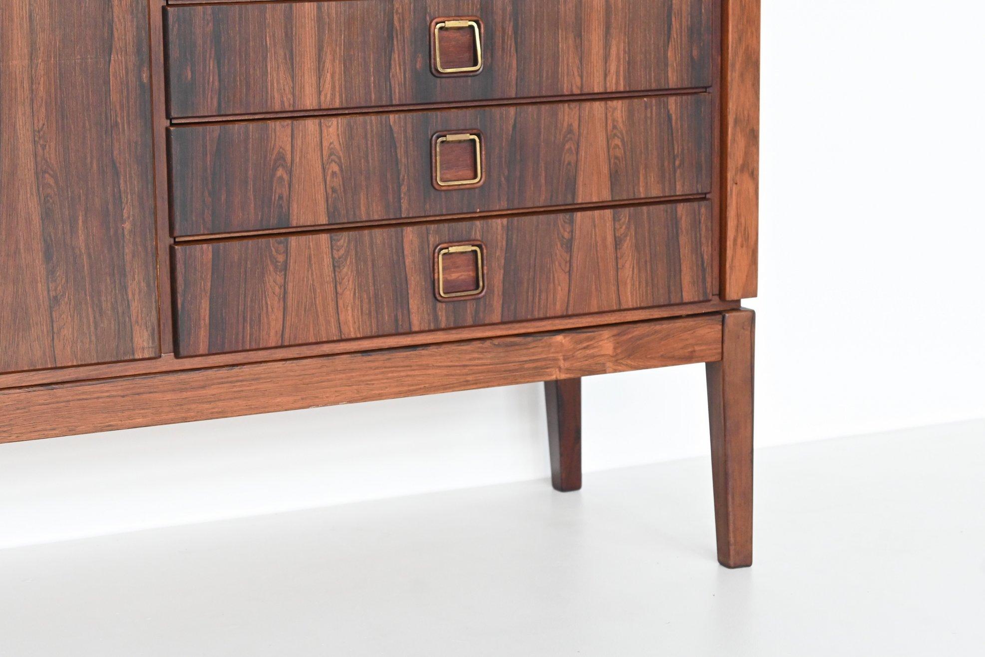Topform Sideboard Rosewood and Brass, the Netherlands, 1960 6