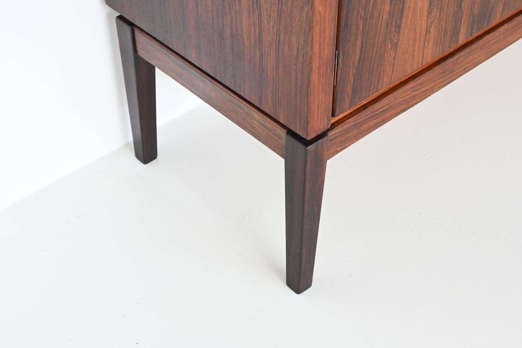 Topform Sideboard Rosewood and Brass, the Netherlands, 1960 9
