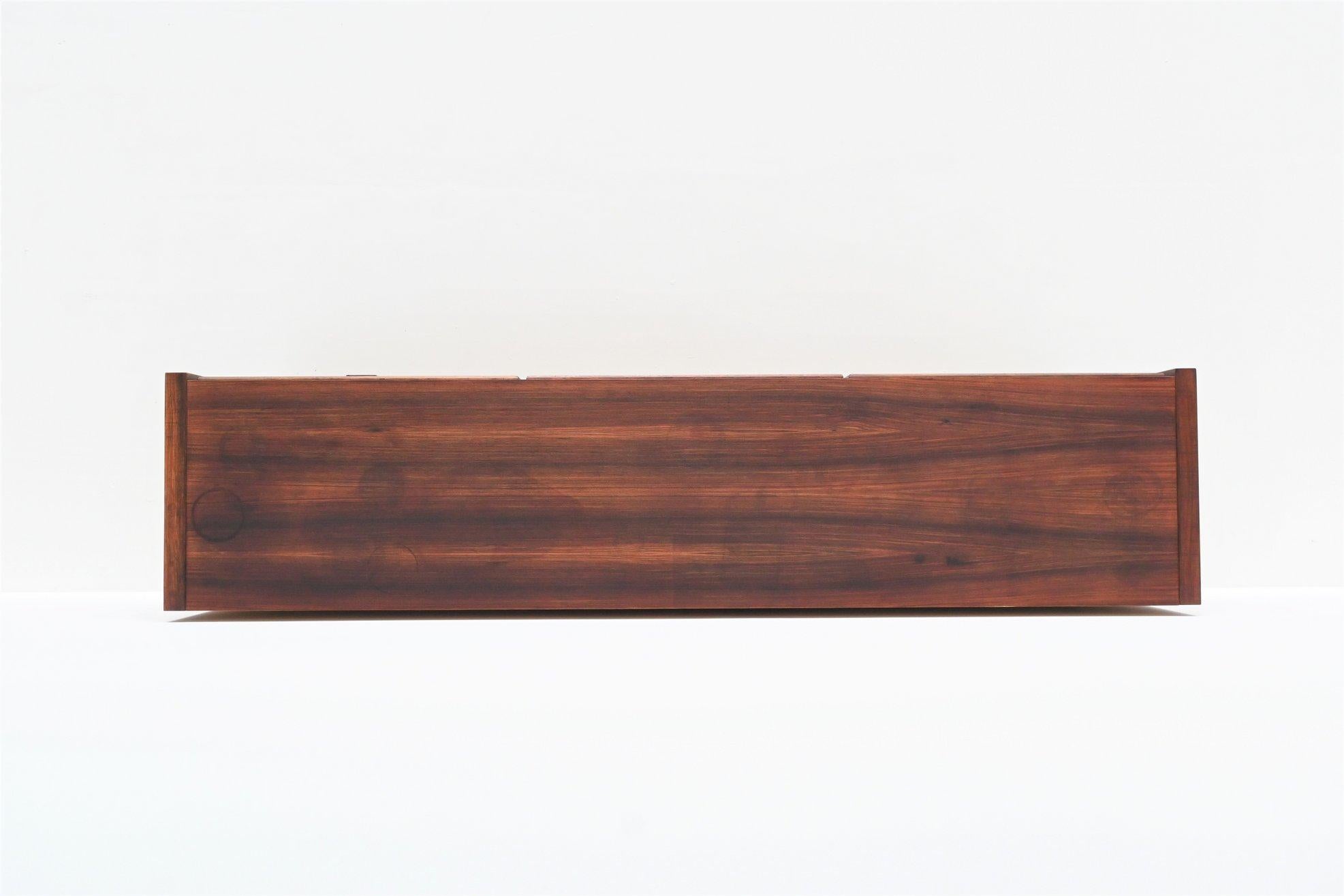Topform Sideboard Rosewood and Brass, the Netherlands, 1960 14