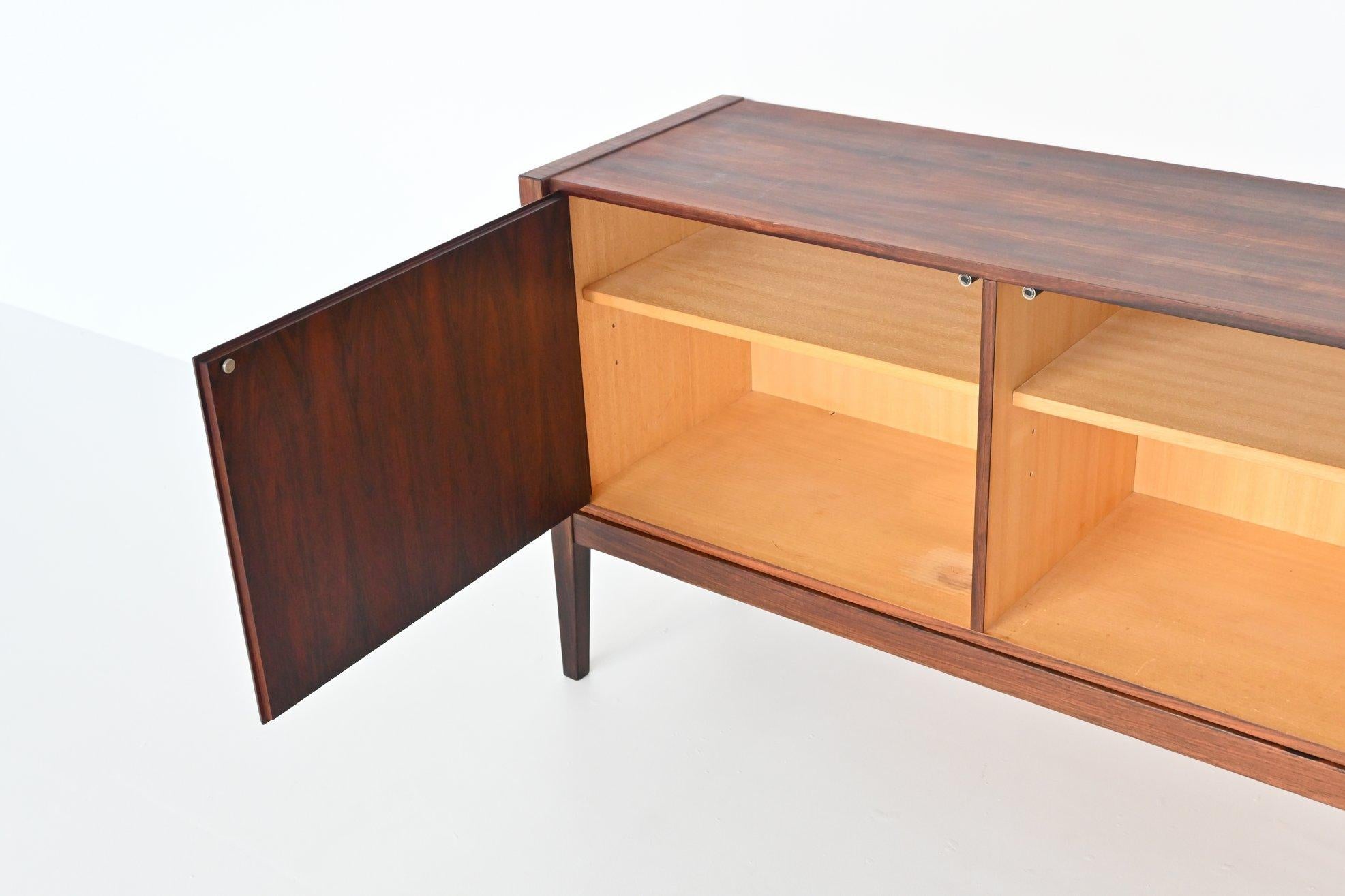 Topform Sideboard Rosewood and Brass, the Netherlands, 1960 2