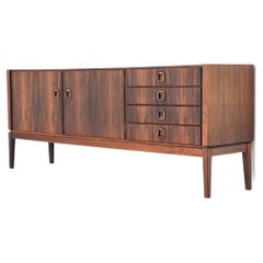 Topform Sideboard Rosewood and Brass, the Netherlands, 1960