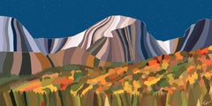 60" Rocky Mountain National Park Digital Painting