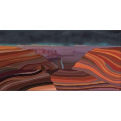 Parco Nazionale di Canyonlands, Paesaggio Impressionista Contemporaneo, 2021, Ltd Ed.