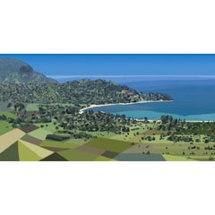 Hanalei, Modern Impressionist Landscape Painting, 2019, Original Edition