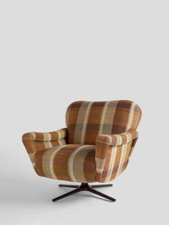 Topi Chair in our Paloma Plaid Chestnut by Sister by Studio Ashby
