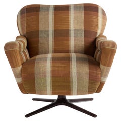 Topi Chair in our Paloma Plaid Chestnut by Sister by Studio Ashby