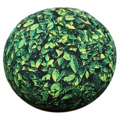 Topiary Ball - Ficus knitted pixeled pillow small - Textile - Pillows