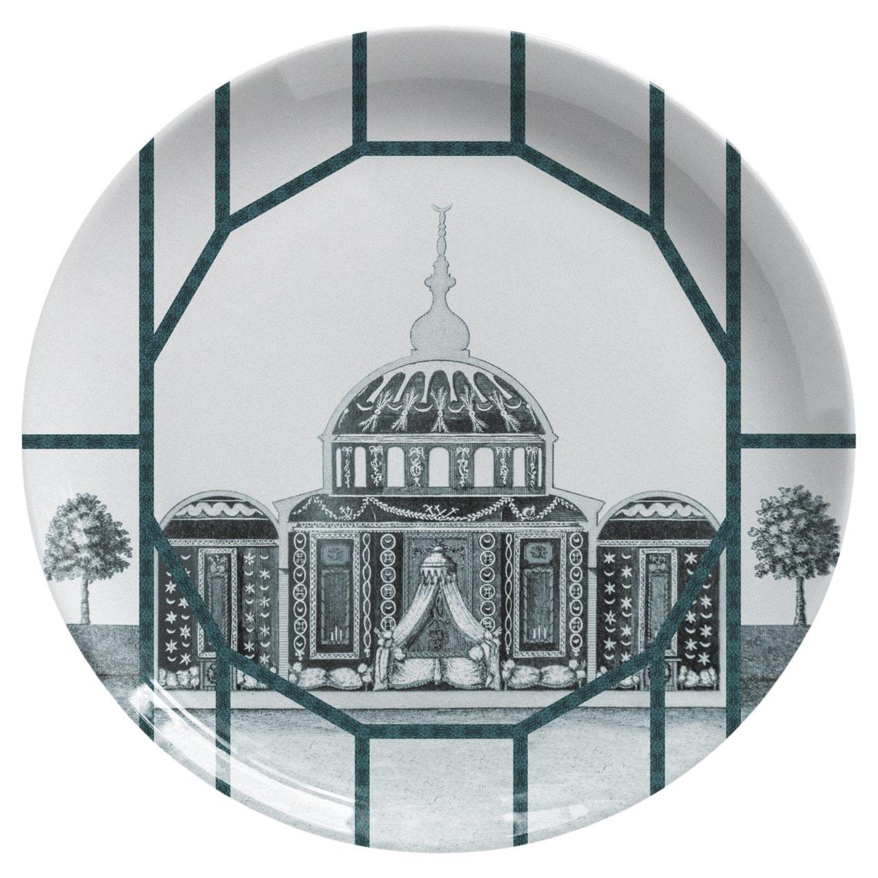 Piatto in porcellana Topkapi I+I di Les Ottomans