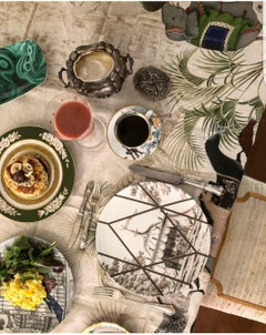 Topkapi ensemble de 6 assiettes en porcelaine fabriquées en Italie