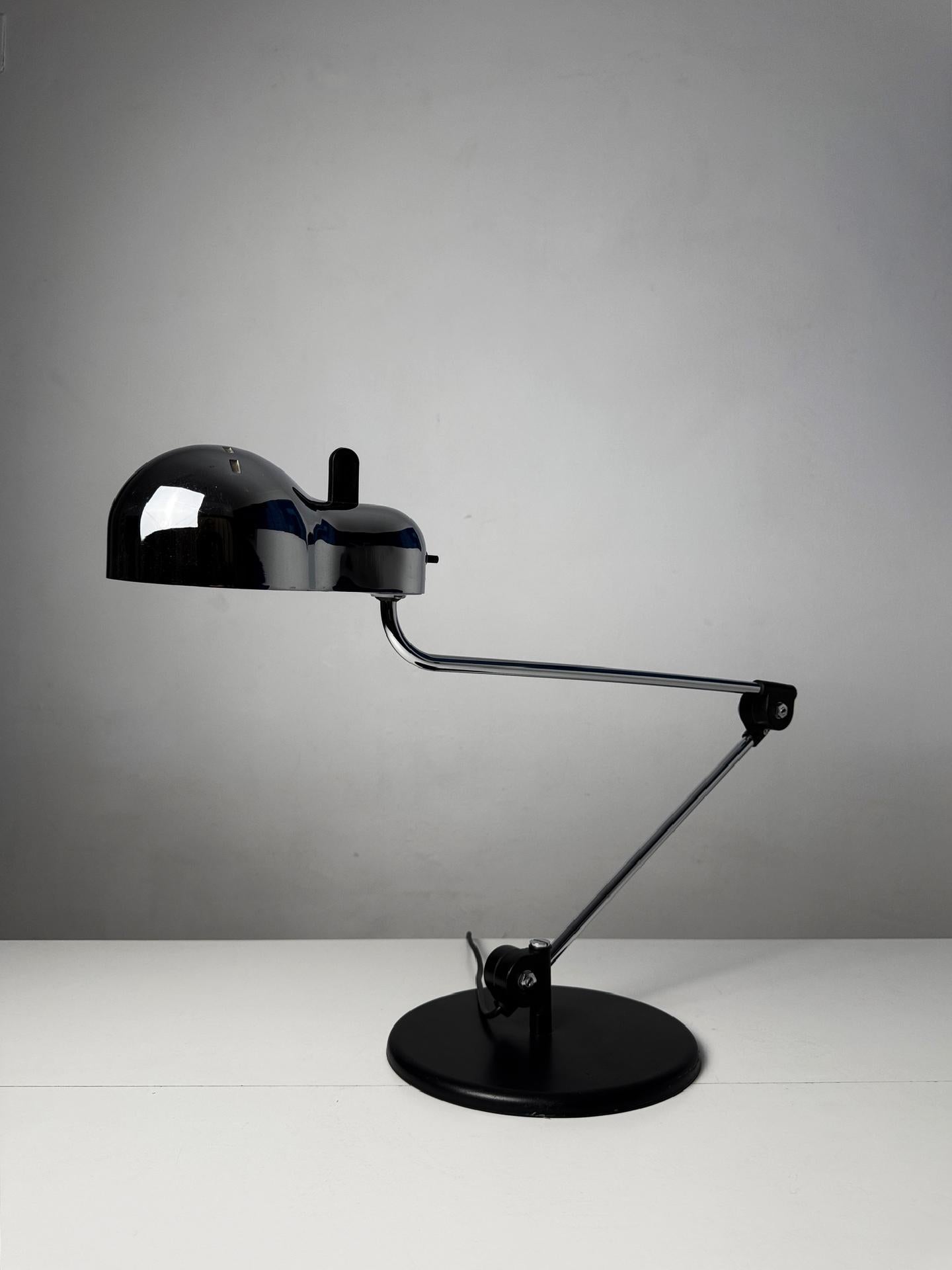 Italian TOPO Adjustable Table Lamp by Joe Colombo for Stilnovo, Italy, 1970s For Sale