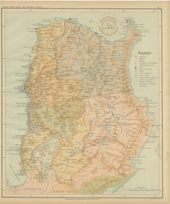 Topographic & Meteorological Map, Northern Luzon – Observatorio de Manila, 1899