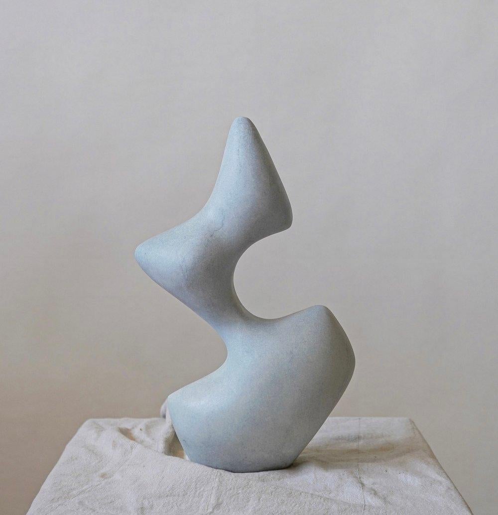 Topography Gen II Sculpture by Chandler McLellan
Dimensions: D 12.1 x W 24.1 x H 35.6 cm. 
Materials: Cast in bronze with white patina.

This patina can react strongly to the light in your space. It can appear white or become cold with a blue tint.