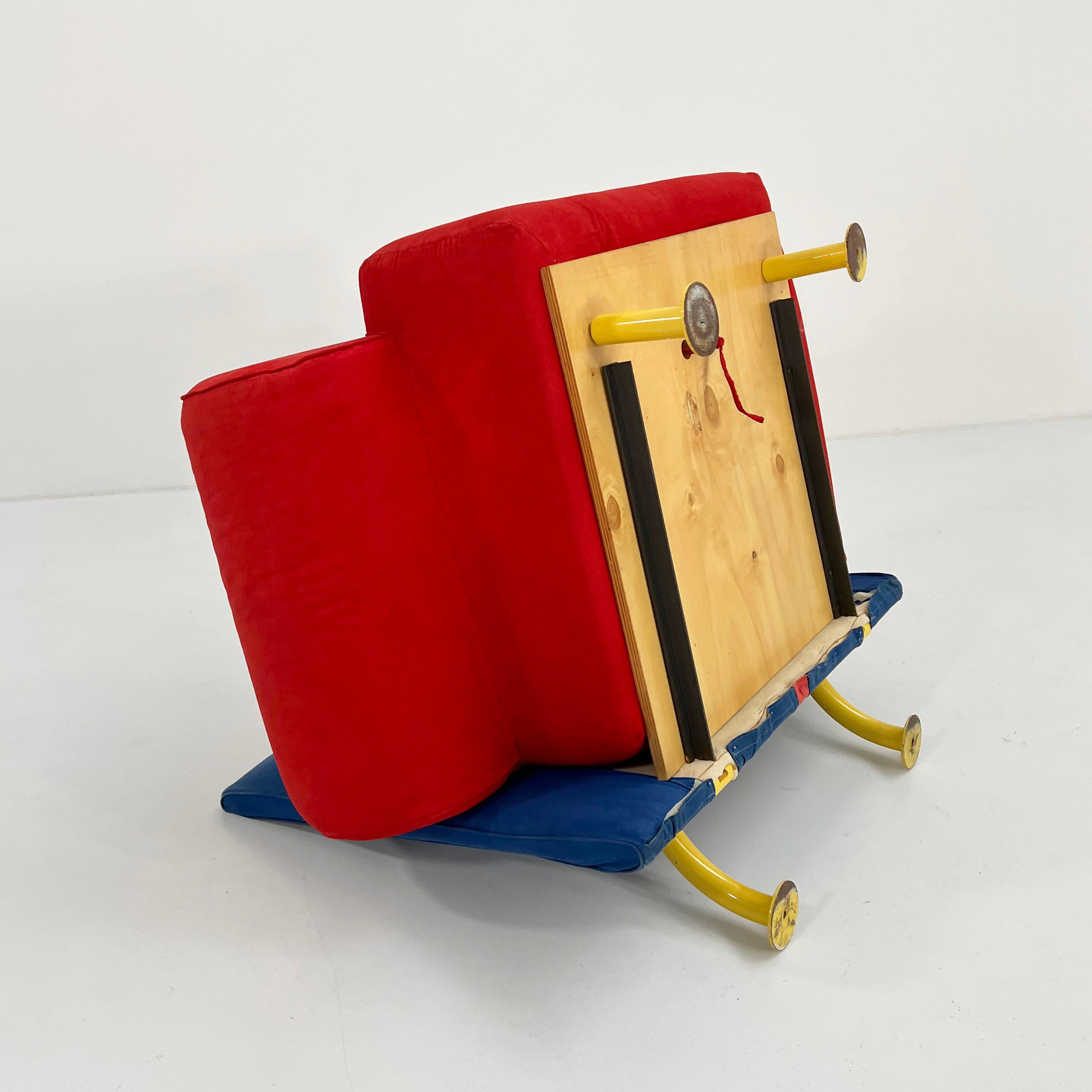 Topolino Armchair by Marco Seveso & Gigi Trezzi for Felicerossi, 1982 For Sale 4