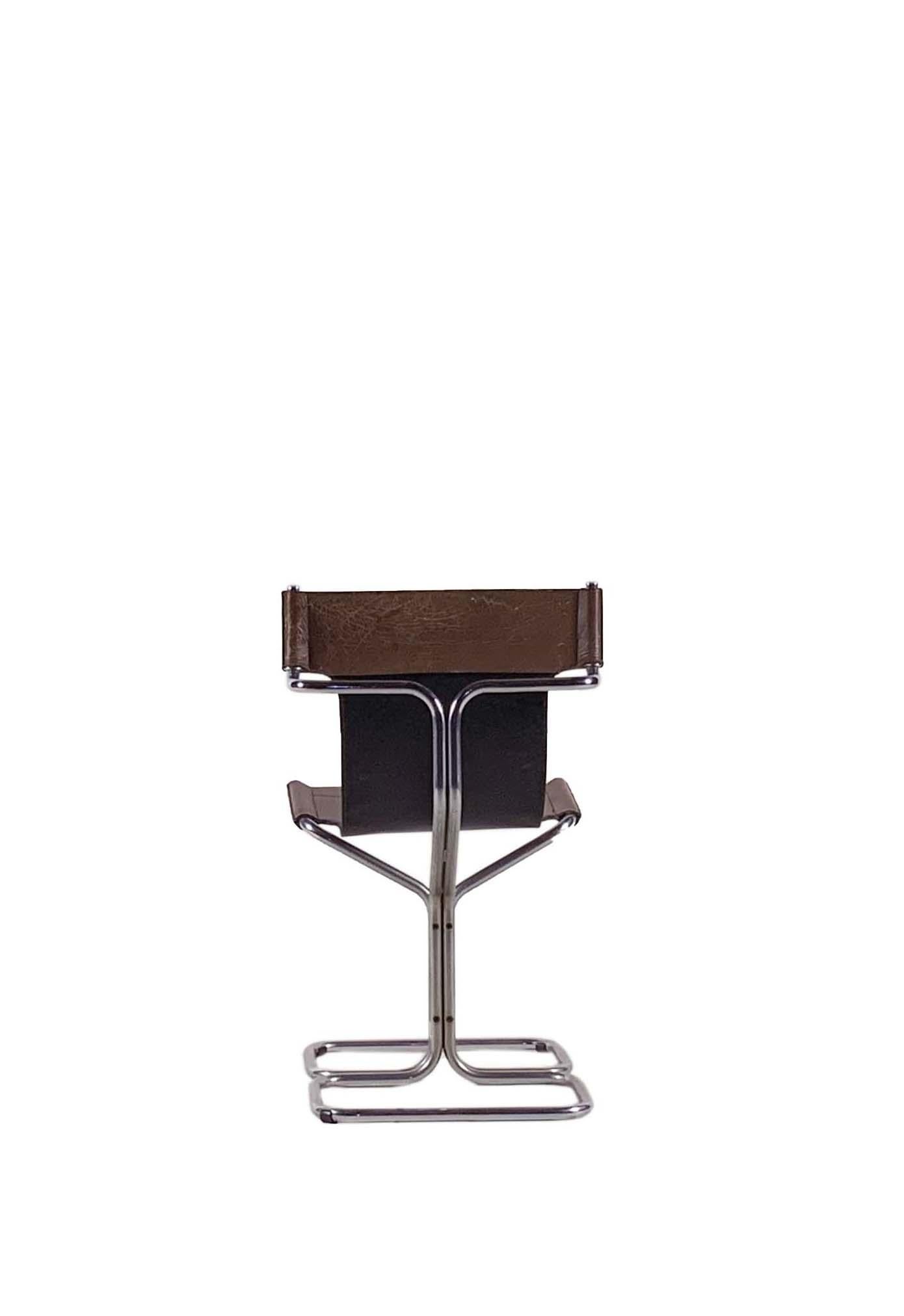 Topos Chair by Gruppo Dam for Gruppo Industriale Busnelli, 1969 In Fair Condition For Sale In Misinto, IT