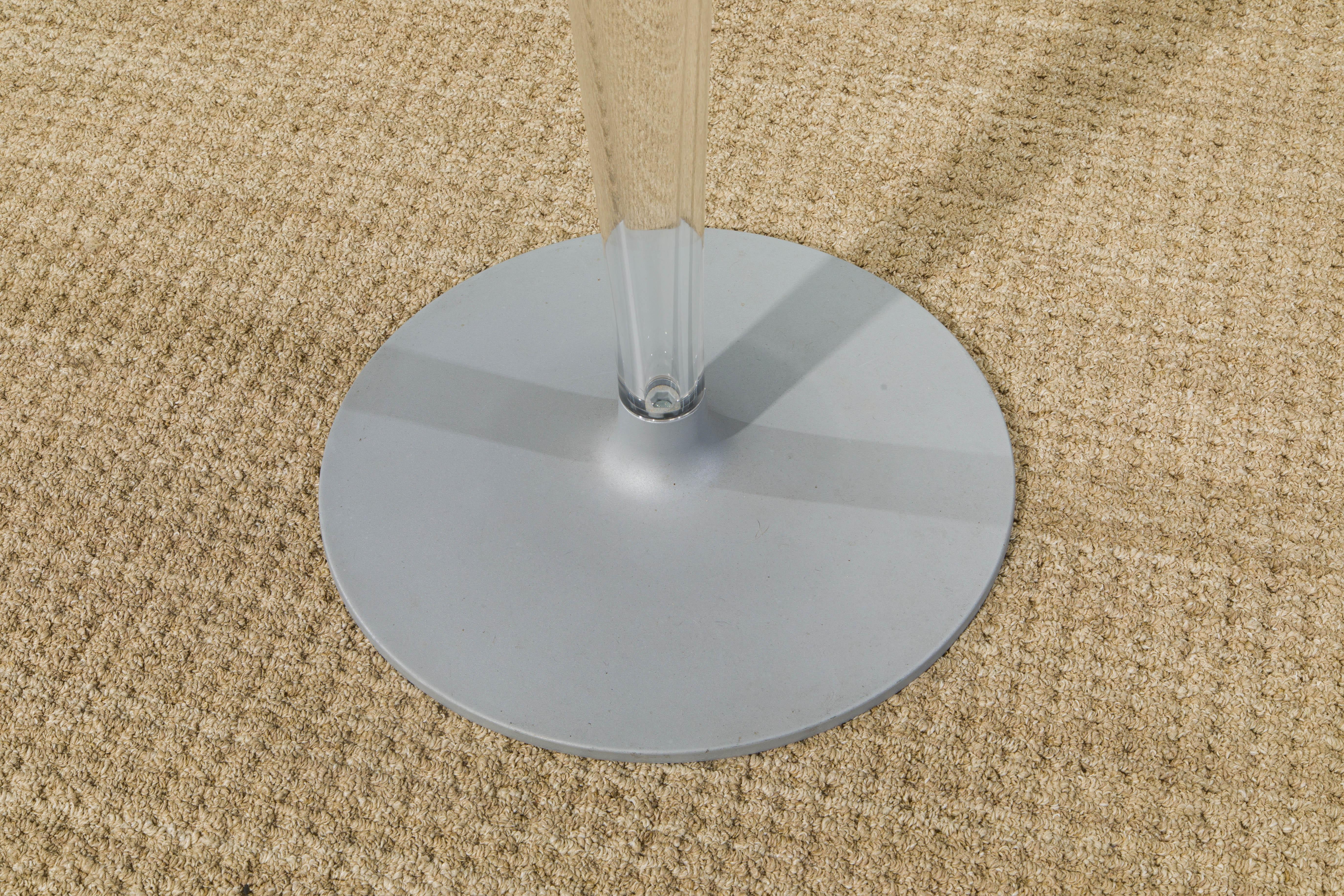 'TopTop' Lucite Round Café Table by Philippe Starck for Kartell, Italy For Sale 5