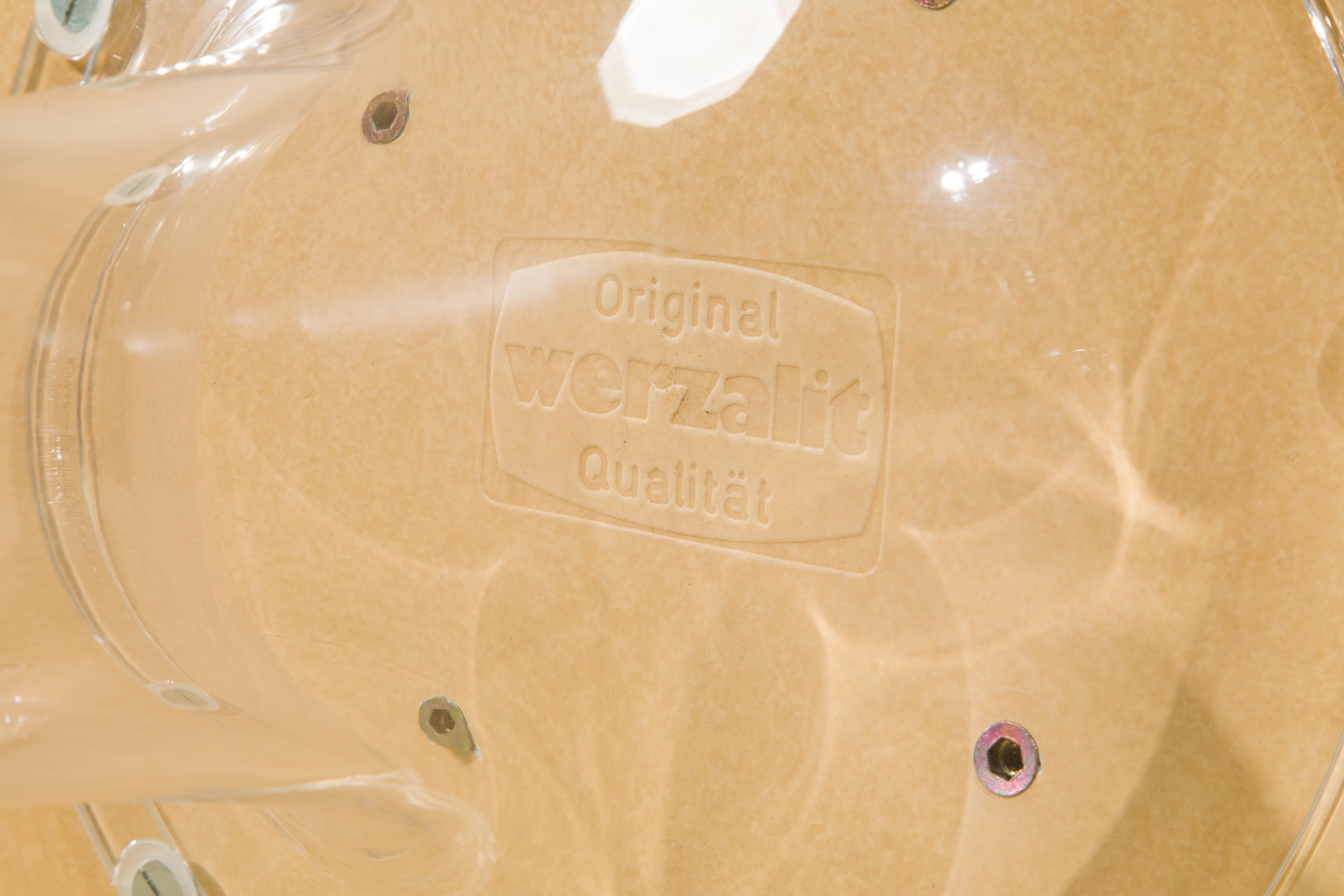 'TopTop' Lucite Round Café Table by Philippe Starck for Kartell, Italy For Sale 8