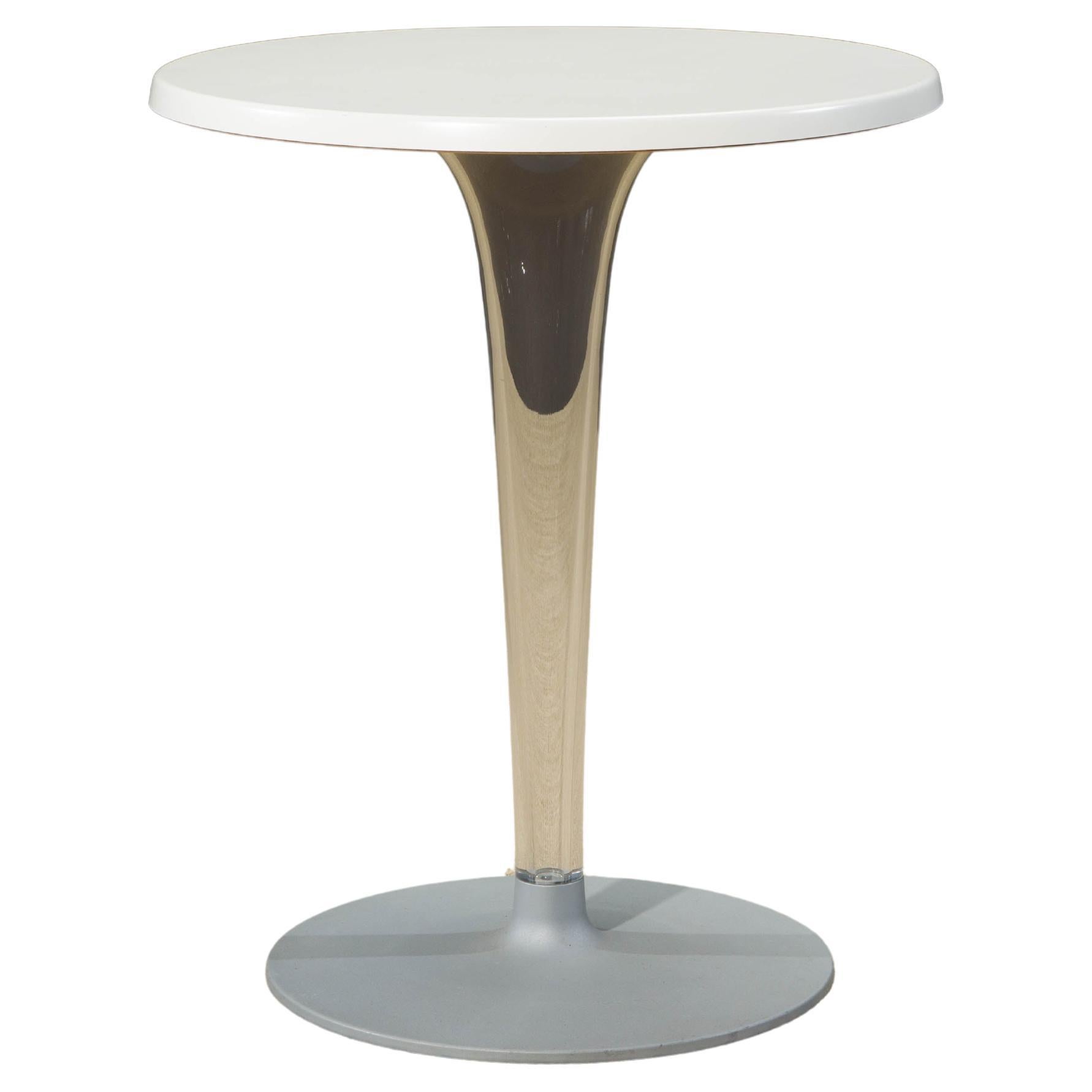 'TopTop' Lucite Round Café Table by Philippe Starck for Kartell, Italy For Sale