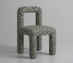 TOPTUN Chair by Victoria Yakusha: Textile & Wood Soft Geometry