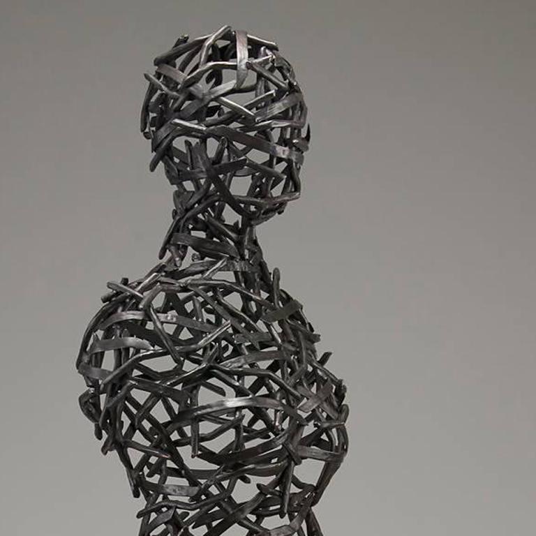 A Woven Nest - Contemporary Sculpture by Tor Archer