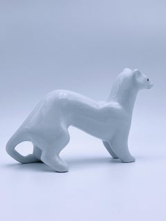 Tor Vaa (1928-2008) Sculpture "Stoat", Porsgrund Porcelain, Norway
