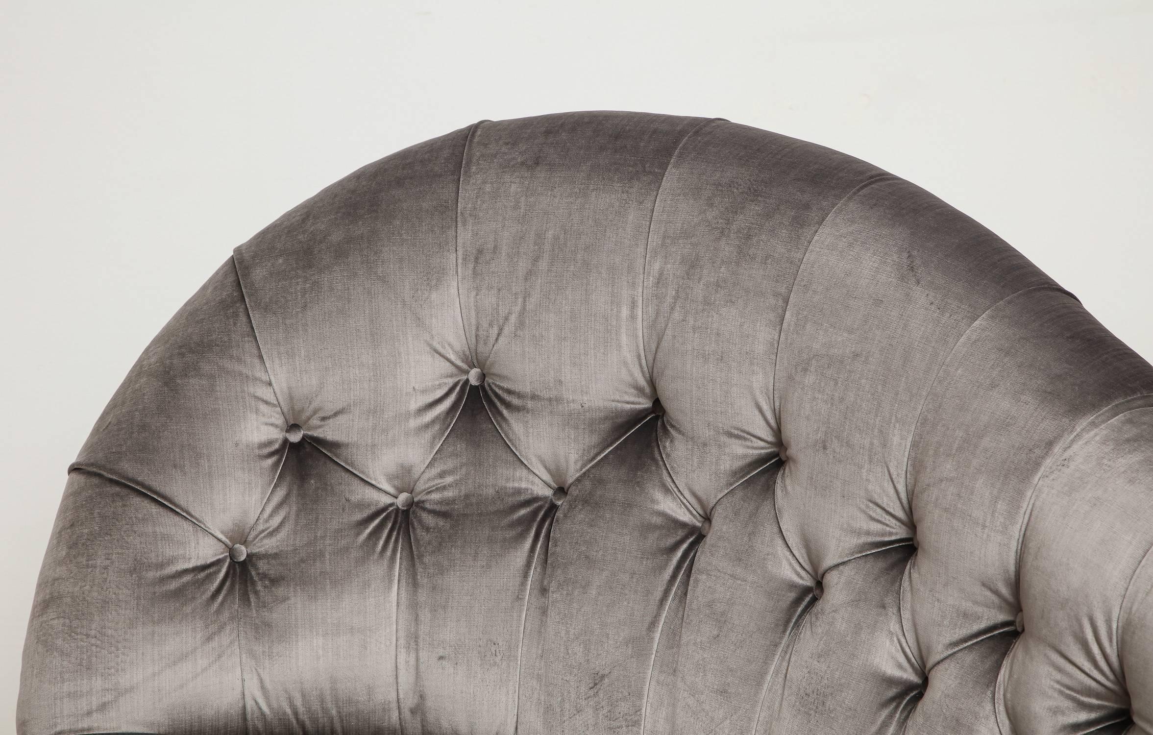 Upholstery Tor Wolfenstein, Organic Shaped Sofa, Circa 1940, Origin: Sweden For Sale