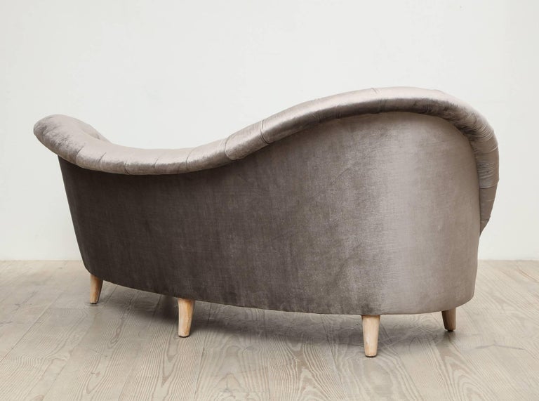 Tor Wolfenstein, Organic Shaped Sofa, Circa 1940, Origin: Sweden In Good Condition For Sale In New York, NY