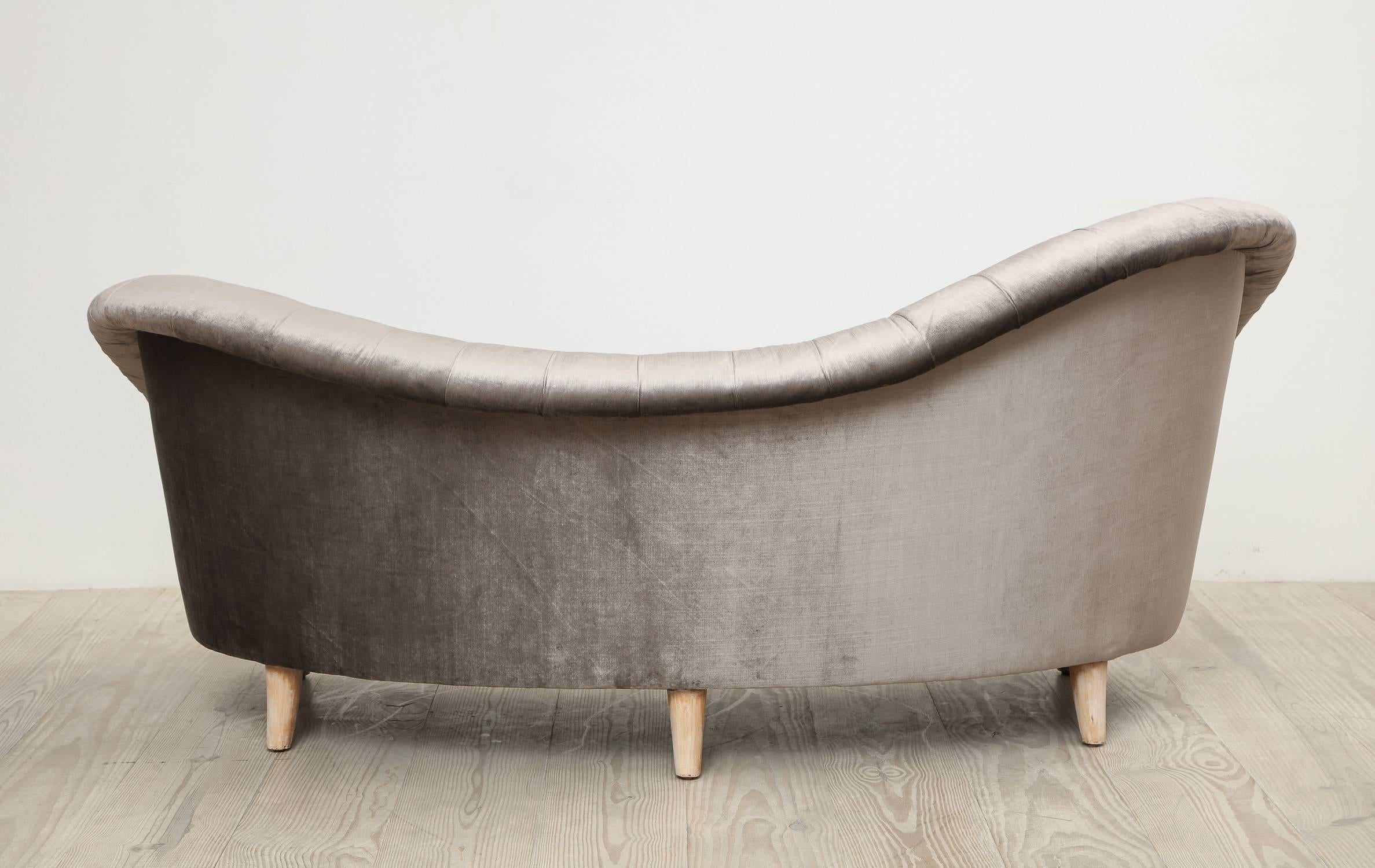 Swedish Tor Wolfenstein, Organic Shaped Sofa, Circa 1940, Origin: Sweden For Sale