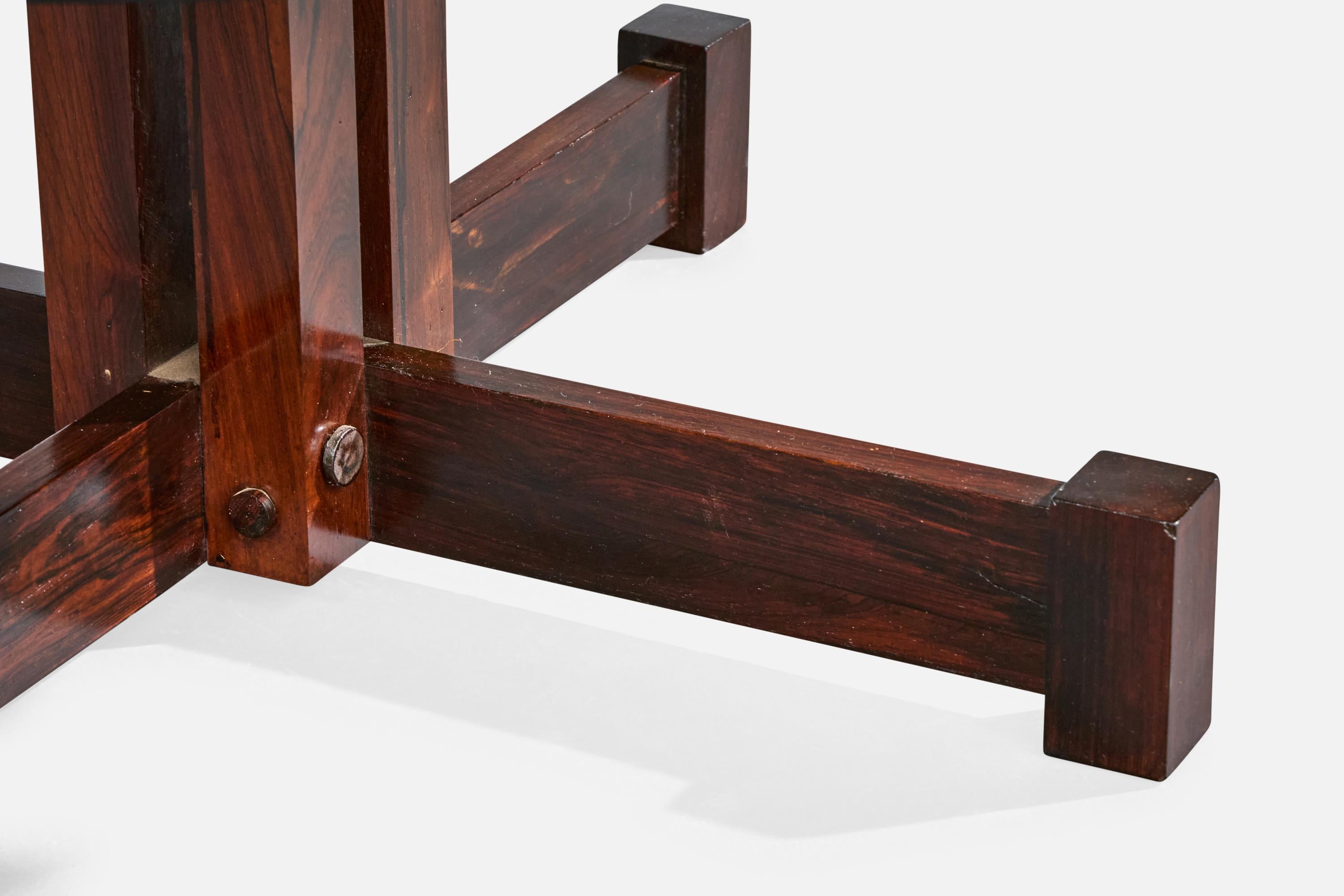 Tora Arquitetura, table basse, Wood, verre, Brésil, années 1960 en vente 3