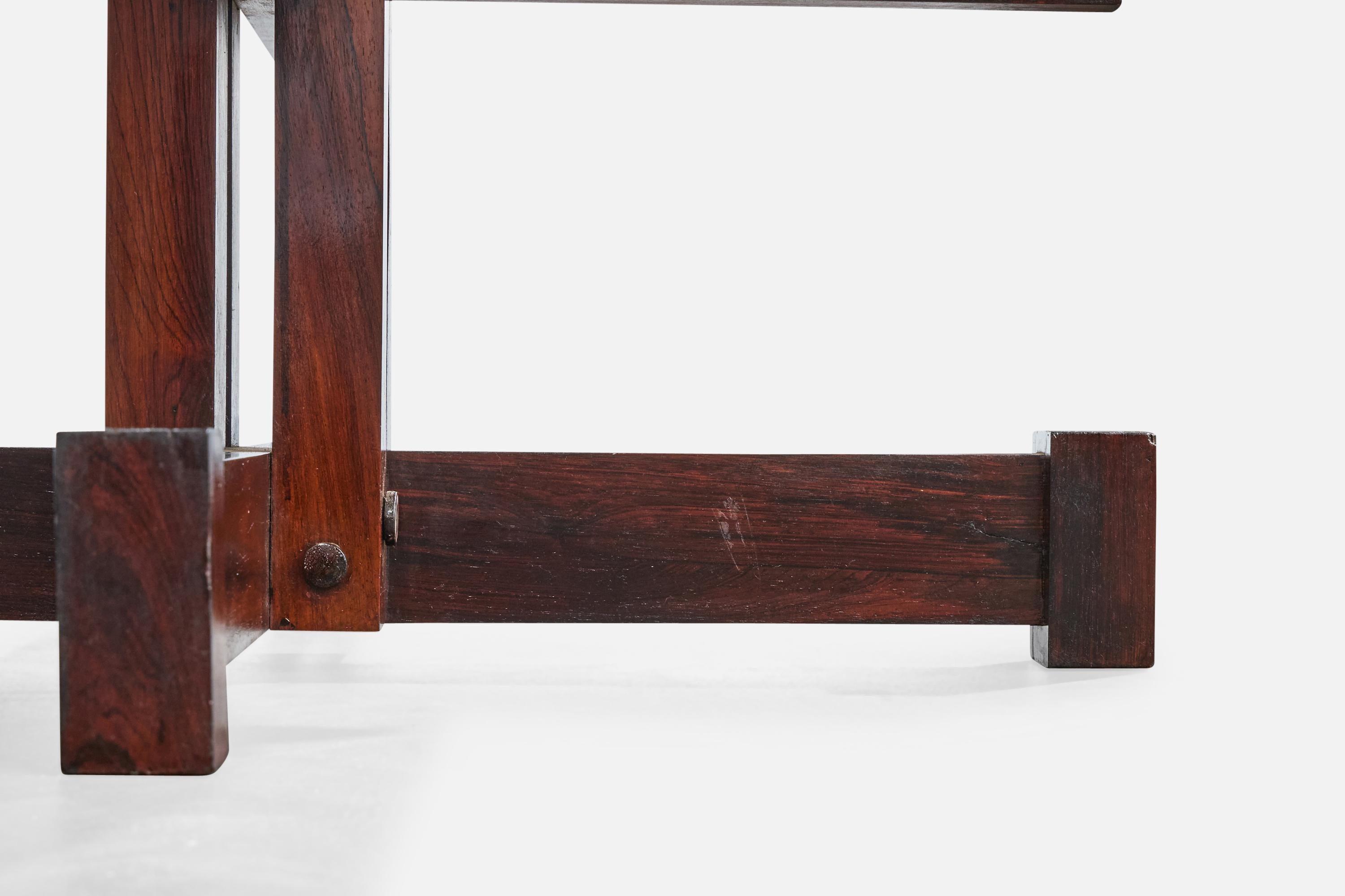 Tora Arquitetura, table basse, Wood, verre, Brésil, années 1960 en vente 4