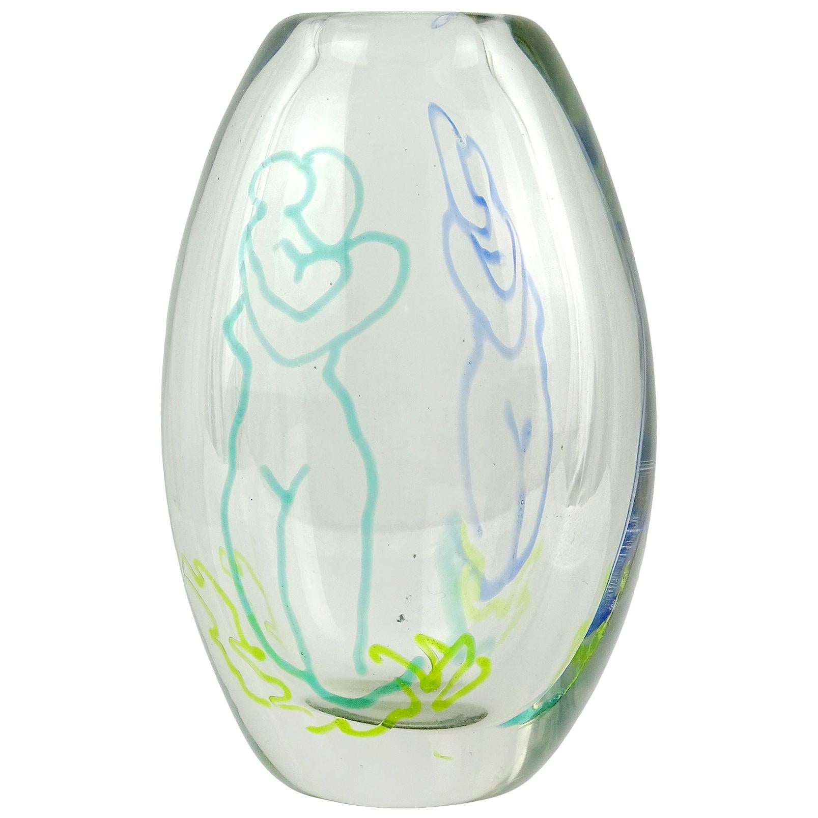 Handmade Glass Vases Jugs Jars Handkerchief Bowl Clear Colour Half Price 50% off 