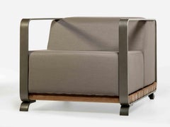 Sillón "Toras" de Madera Maciza, Arthur Casas, Diseño Brasileño Contemporáneo