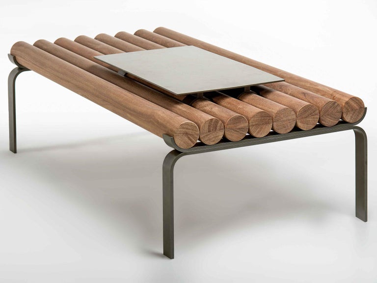 Toras Center Table In Solid Wood Arthur Casas Brazilian Contemporary Design For Sale At 1stdibs