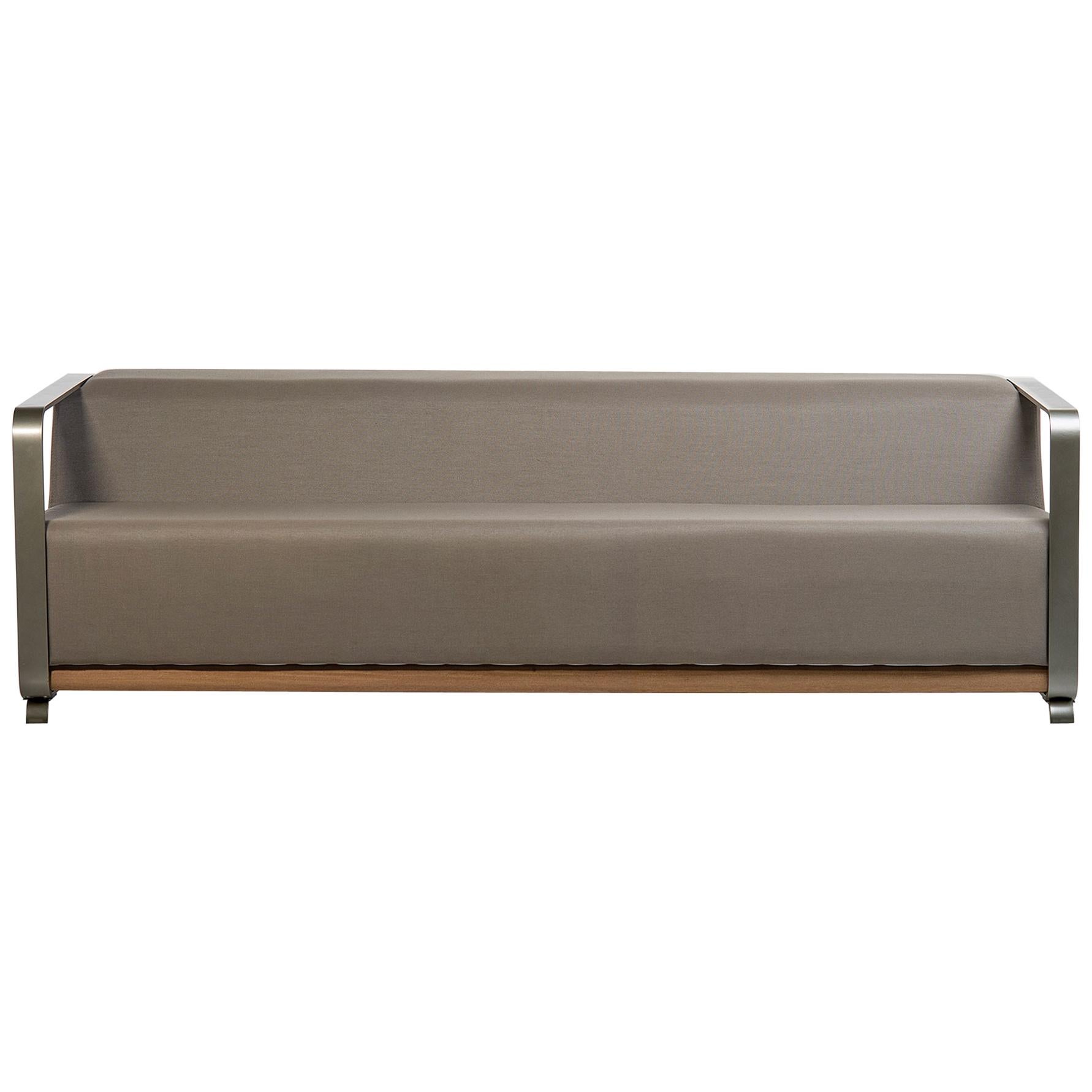 "Toras" Sofa in Hardwood by Arthur Casas, Brazilian Contemporary Design