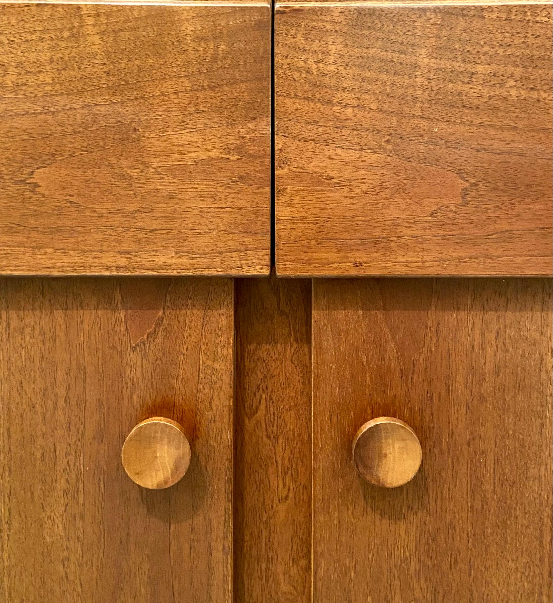 Torbecchia Credenza by Giovanni Michelucci for Poltronova in Walnut, Italy, 1964 4