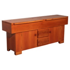 Torbecchia Sideboard in Walnut by Giovanni Michelucci for Poltronova, 1964