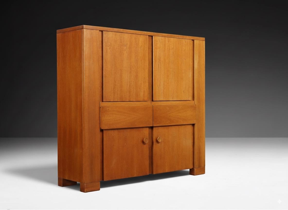 Mid-Century Modern Buffet en bois 
