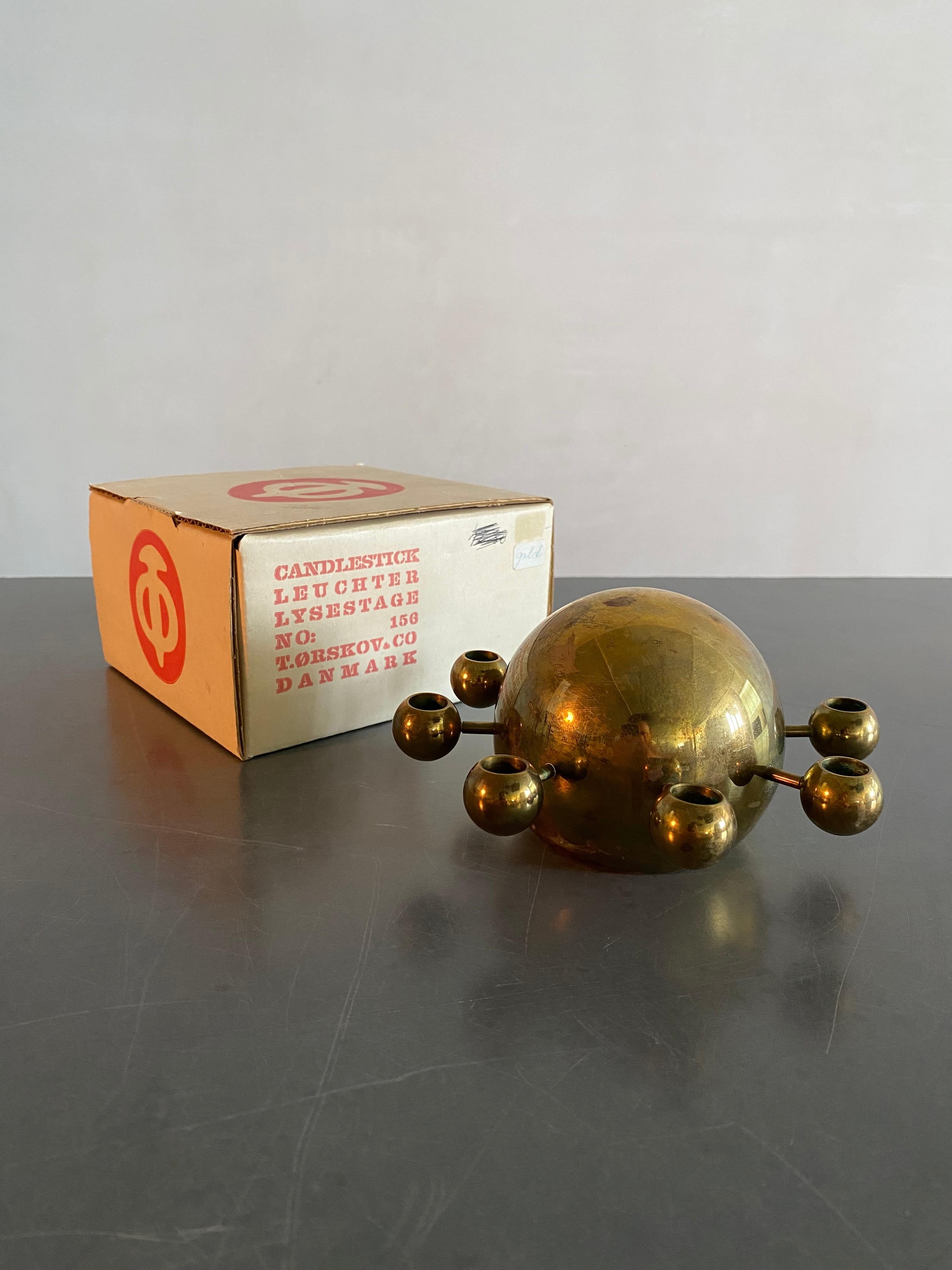 XX secolo Torben Orskov Modello 156 Candelabro in ottone, Danimarca in vendita