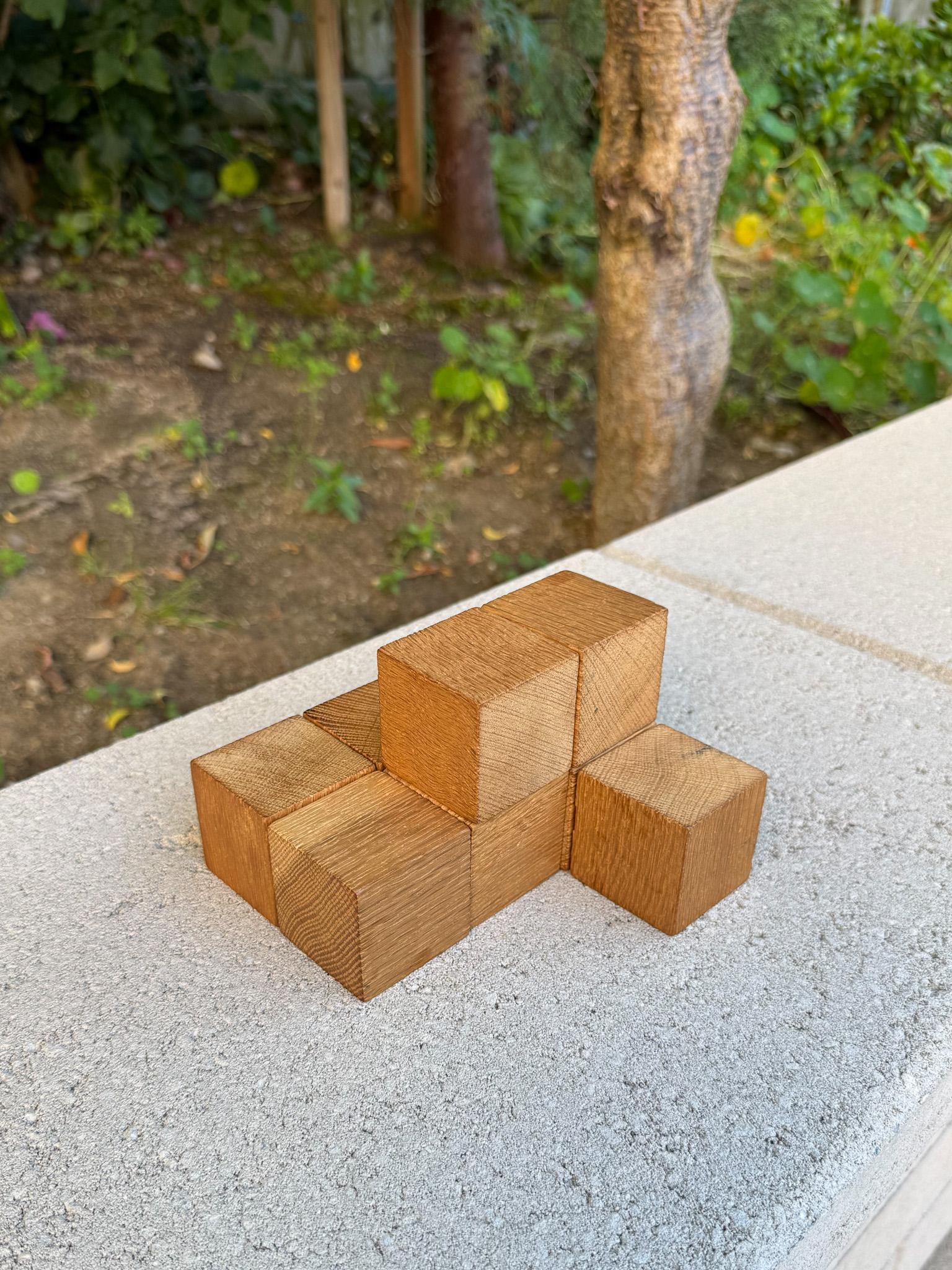 Wood Torben Ørskov & Hans Bolling Puzzle Cube, Denmark, c.1960 For Sale