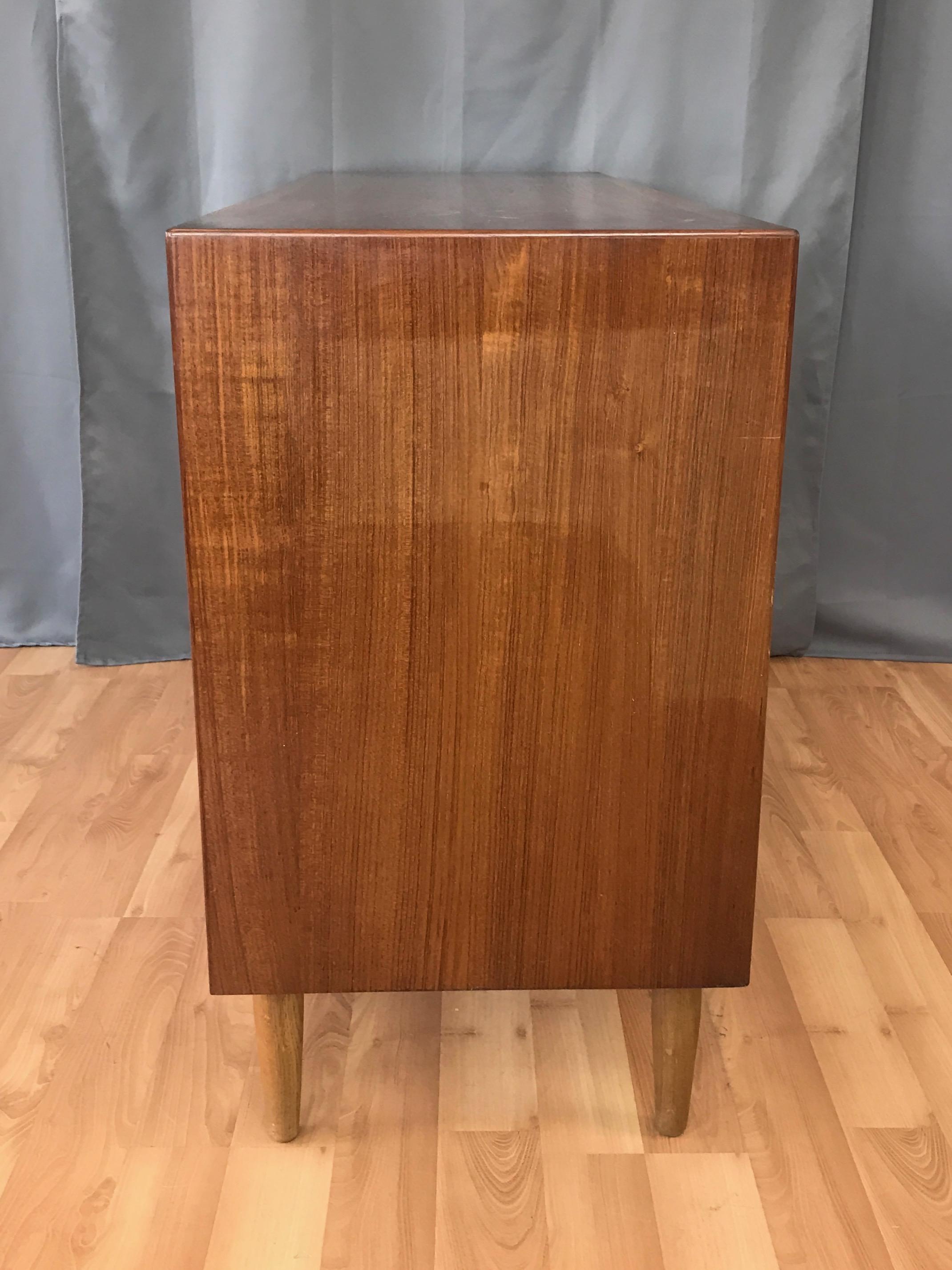 Torben Strandgaard for Falster Møbelfabrik Teak and Oak Sideboard 6