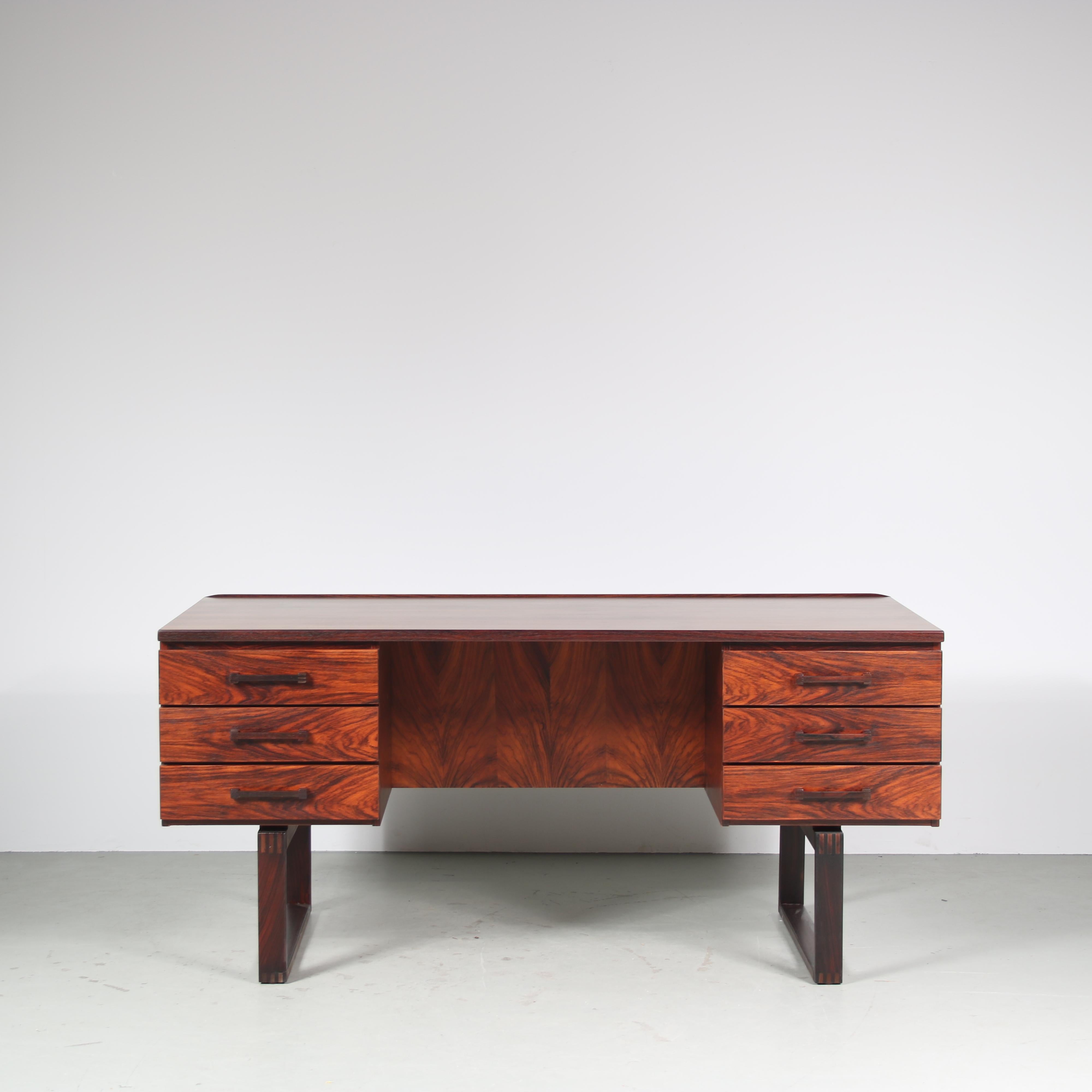 Torben Valeur & Henning Jensen Desk for Munch Mobler, Denmark 1960 7