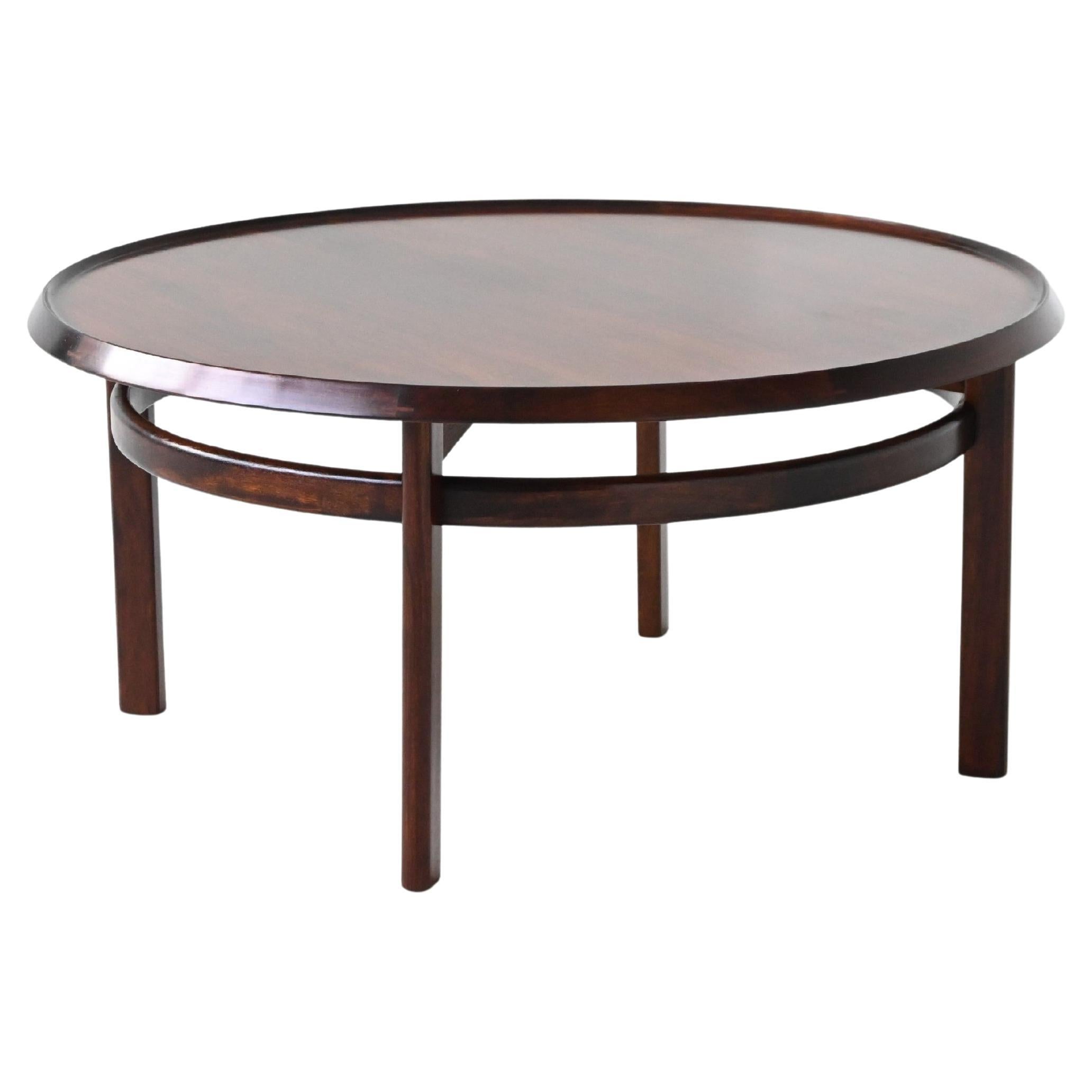 Table basse "Bellis" de Torbjorn Afdal en bois de rose Bruksbo Norvège 1960