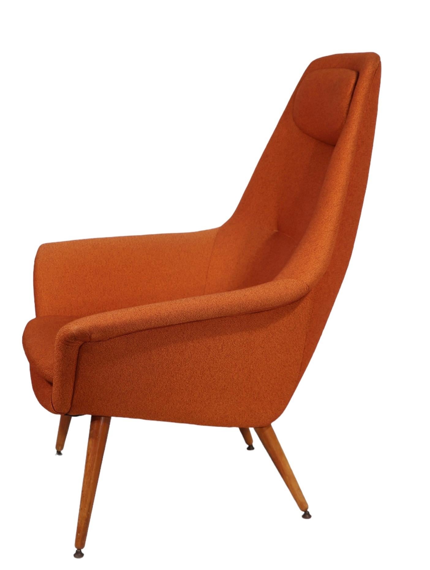  Torbjorn Afdal Bjarne Hansen Butterfly Chair Made in Norway c 1950's For Sale 12