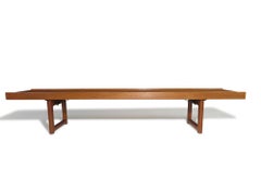 Torbjorn Afdal Bruksbo Mid-century Teak Bench