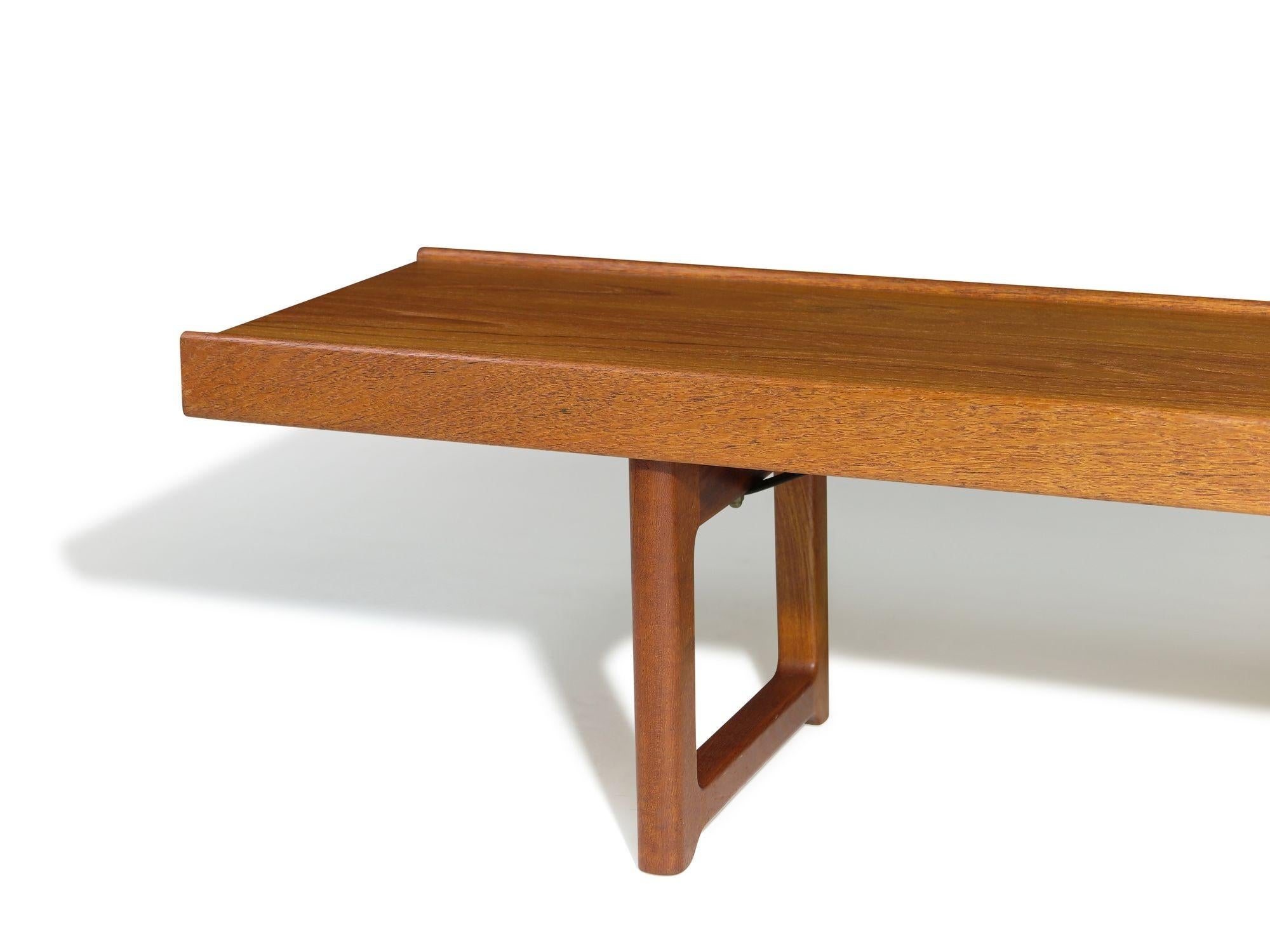 Danish Torbjorn Afdal Bruksbo Mid-century Teak Bench For Sale