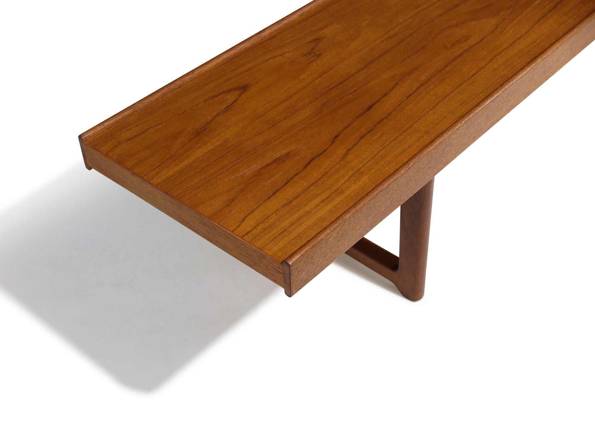 Oiled Torbjorn Afdal Bruksbo Mid-century Teak Bench For Sale