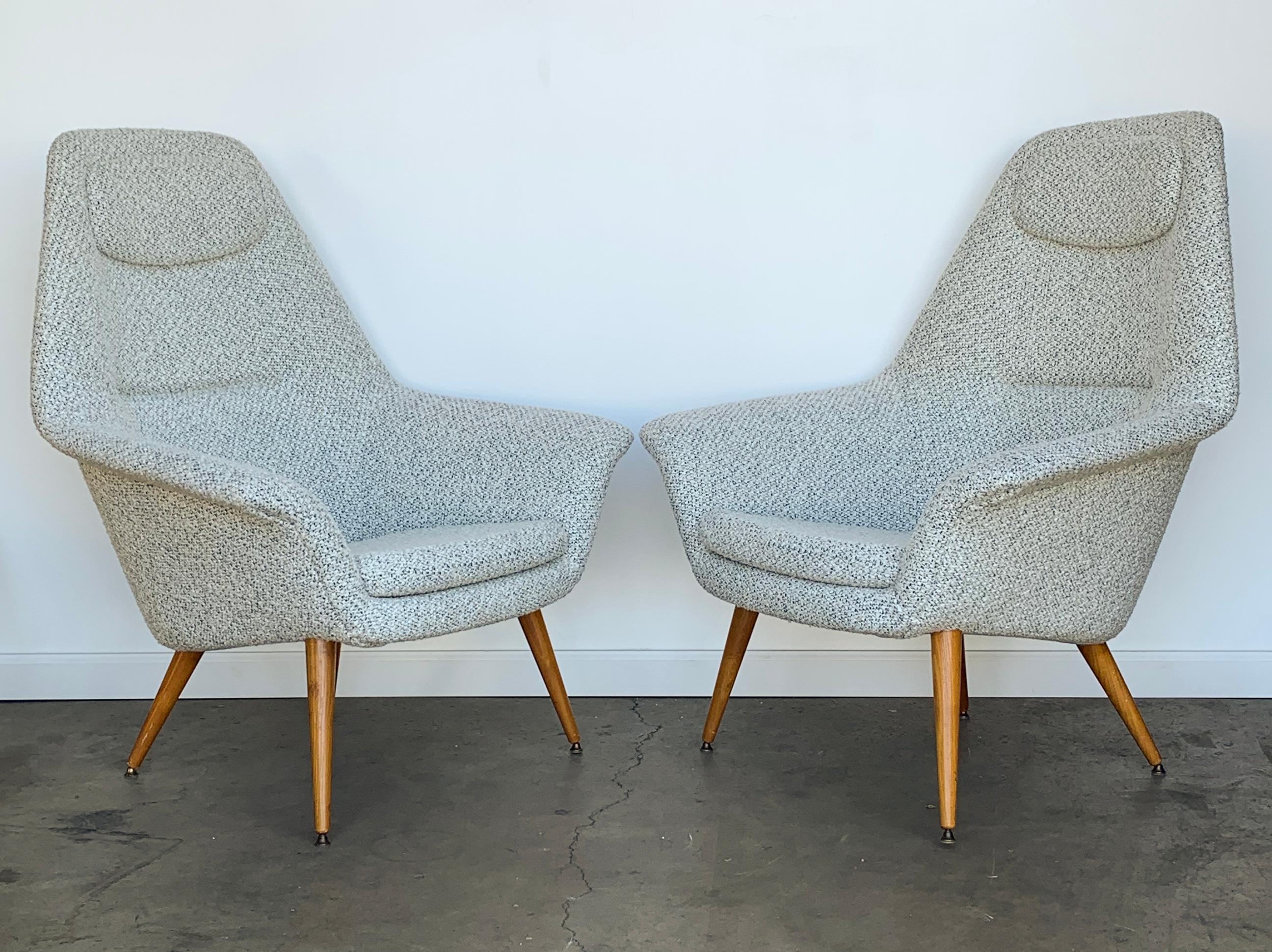 Norwegian Torbjorn Afdal Butterfly Chairs, 1950s