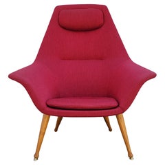 Torbjorn Afdal "Butterfly" Danish Modern Upholstered Lounge Chair